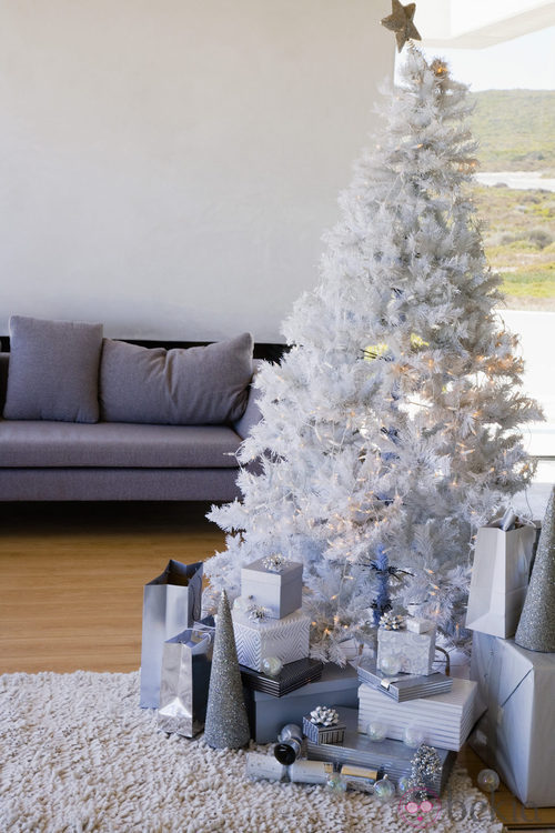 Árbol de Navidad blanco
