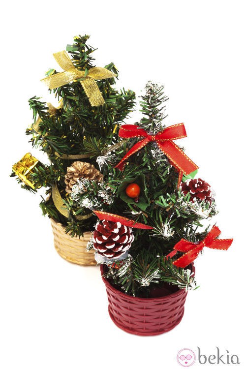 Pequeños árboles de Navidad